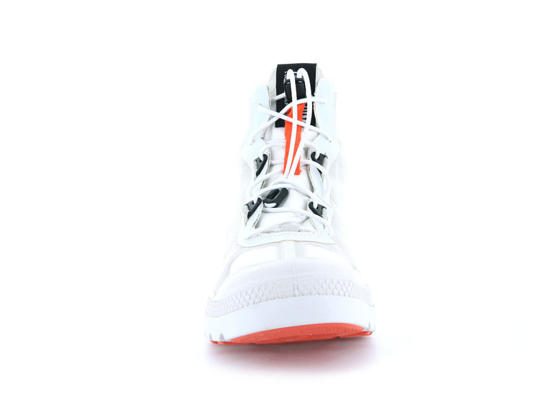 White Women's Palladium Travel Lite+ Adventure High Tops | 0245BLQJR