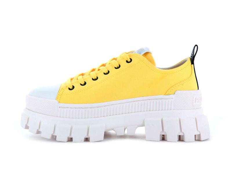 Yellow Women's Palladium Revolt Lo Tx Low Tops | 7126VIAKY