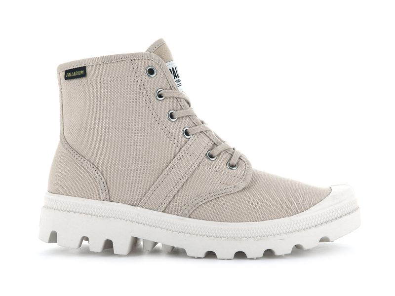 Beige Women's Palladium Pallabrousse Boots | 7309MLJDC