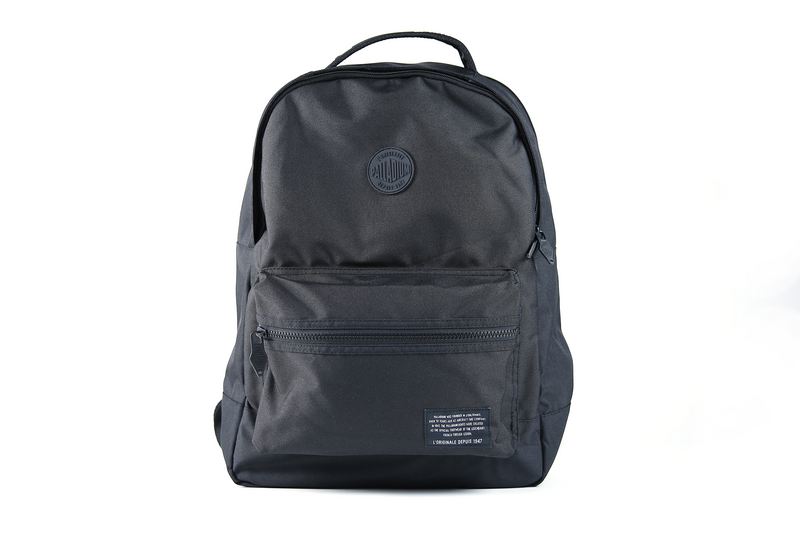 Black Men's Palladium Backpack Bags | 5648PBDLZ