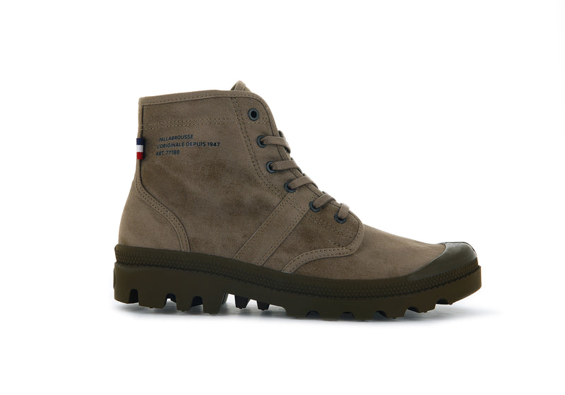 Brown Kids' Palladium Pallabrousse Legion Wax Boots | 2317JIGSE