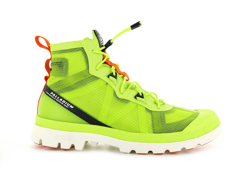 Green Men's Palladium Travel Lite+ Adventure Boots | 6293FRGZM