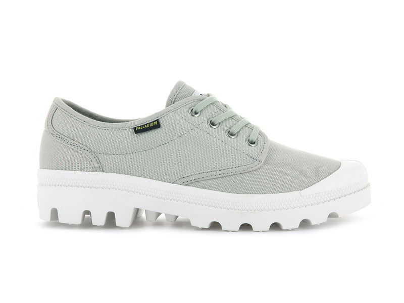 Grey Men's Palladium Pallabrousse Oxford Low Tops | 3215OGXTI