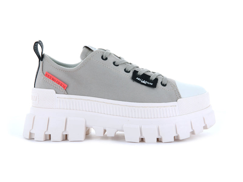 Grey Women's Palladium Revolt Lo Tx Low Tops | 3401GREIJ