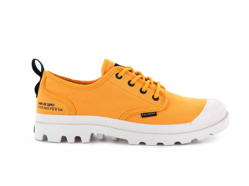 Mustard Kids' Palladium Pampa Oxford Heritage Supply Low Tops | 2460AKCLP