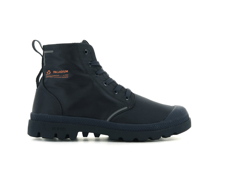 Navy Kids' Palladium Pampa Lite+ Recycle Wp+ Boots | 7816NMWBV