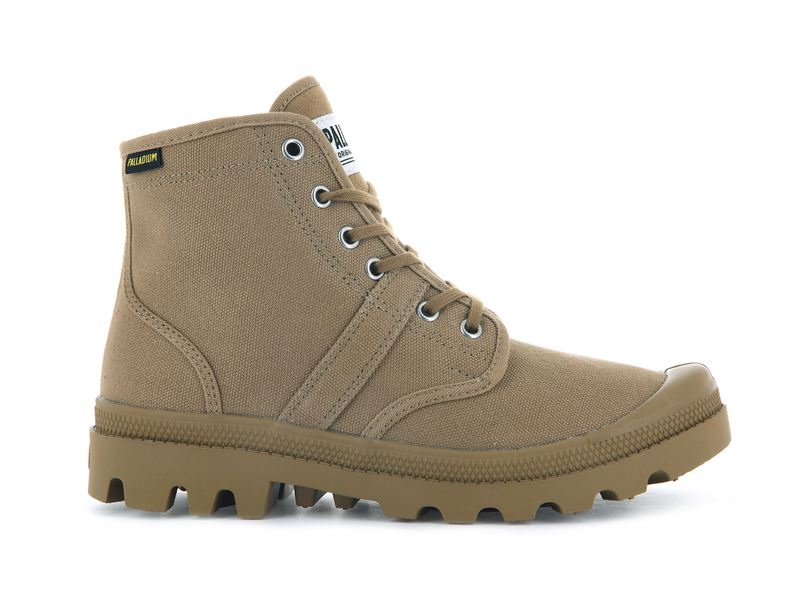 Olive Women's Palladium Pallabrousse Boots | 3158KQOVA