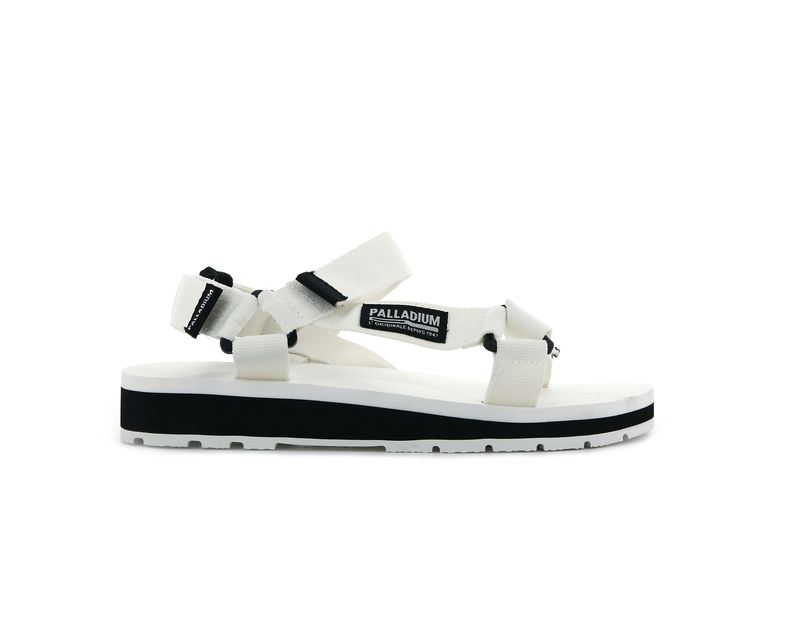 White Kids' Palladium Outdoorsy Urbanity Sandals | 7159QBJOU