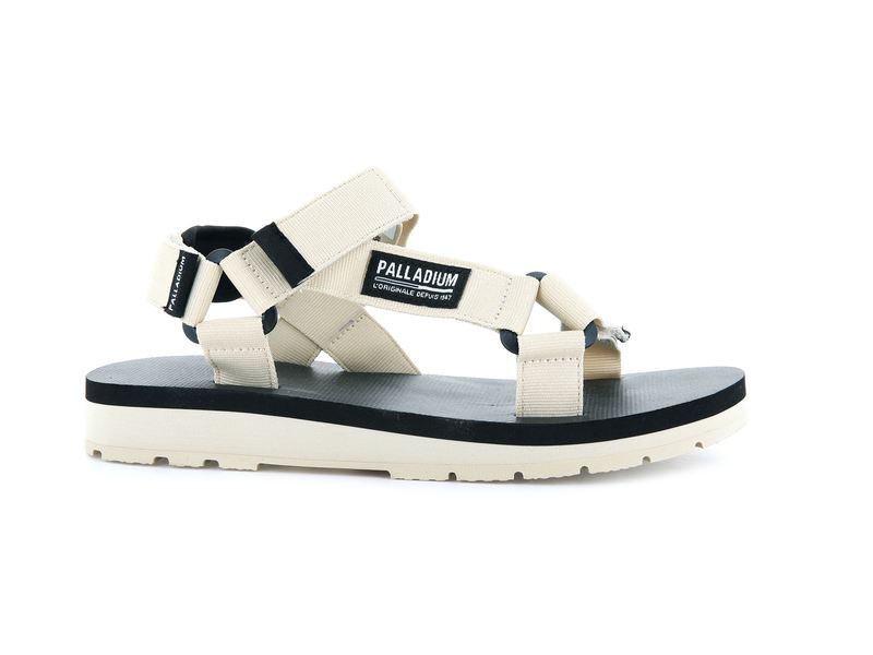 White Men's Palladium Outdoorsy Urbanity Sandals | 4351LJCBS